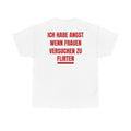 Angst wenn Frauen ... Tshirt mit Backprint