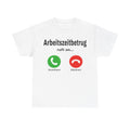 Arbeitszeitbetrug ruft an Tshirt